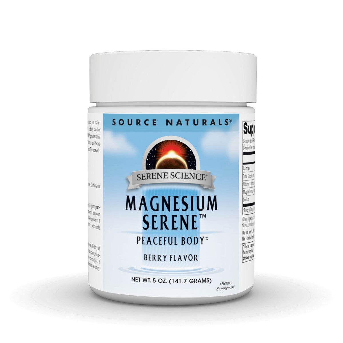 Source Naturals, Inc. Magnesium Serene 800mg-Berry Flavor 5 oz Powder
