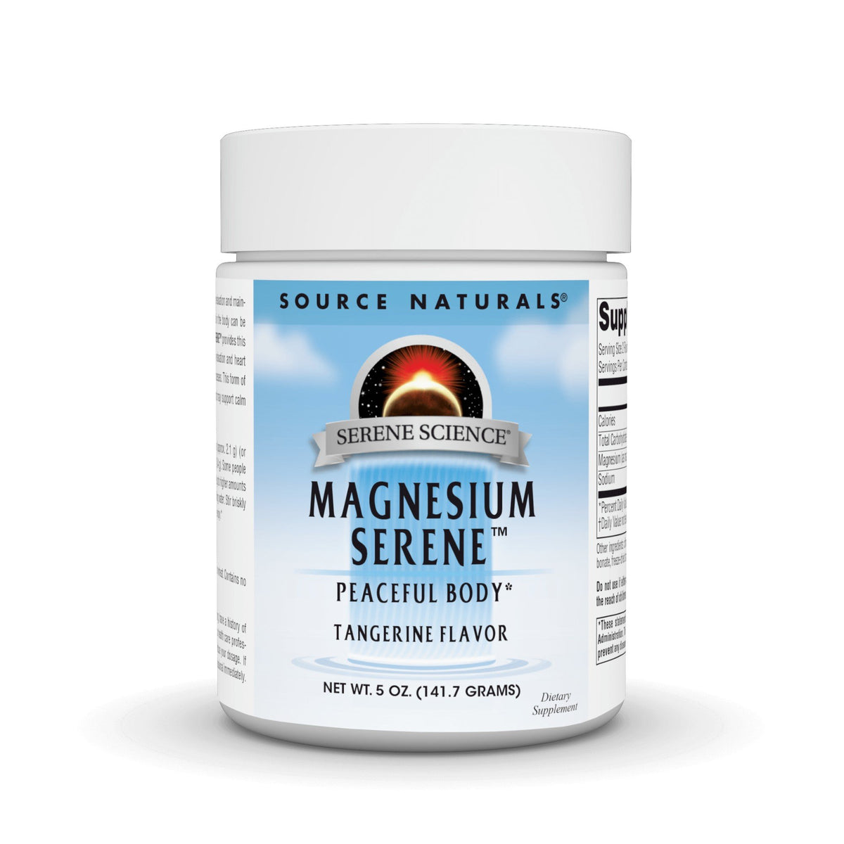 Source Naturals, Inc. Magnesium Serene 800mg-Tangerine Flavor 5 oz Powder