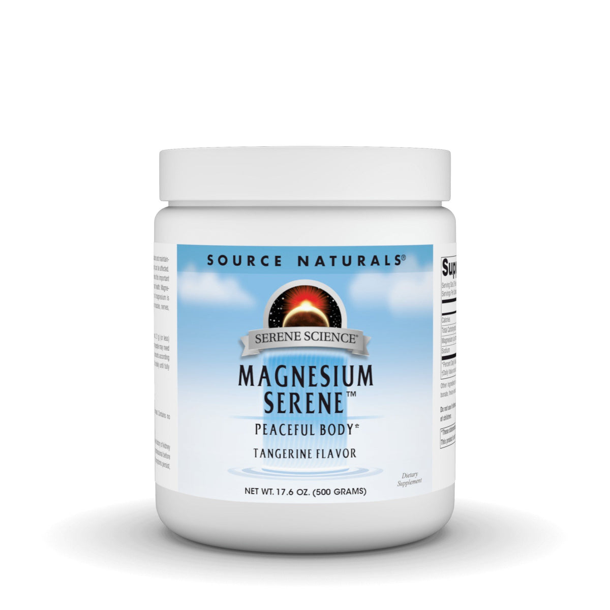 Source Naturals, Inc. Magnesium Serene 800mg-Tangerine Flavor 17.6 oz Powder