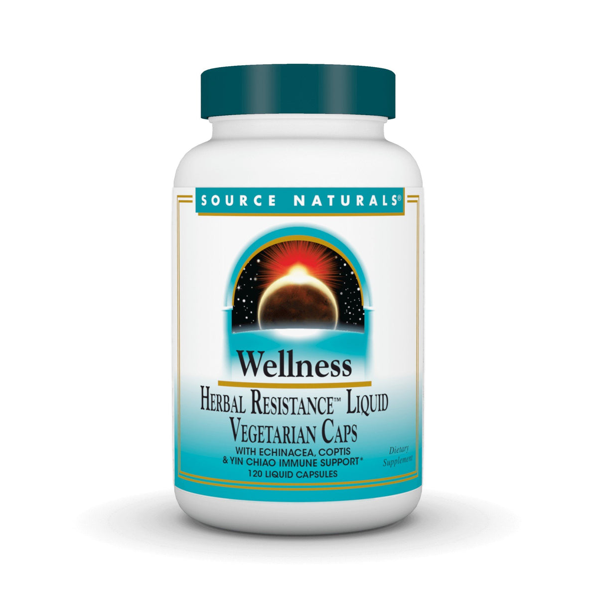 Source Naturals, Inc. Wellness Herbal Resistance 120 Liquid Veg Capsule