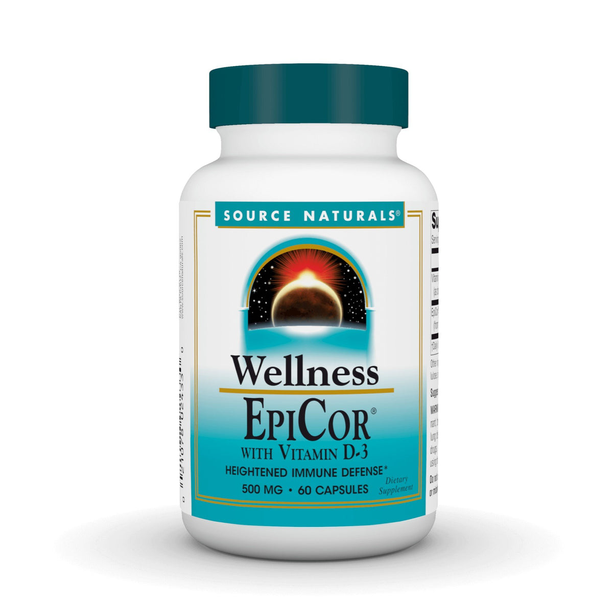Source Naturals, Inc. Epicor With Vitamin D-3 60 Capsule