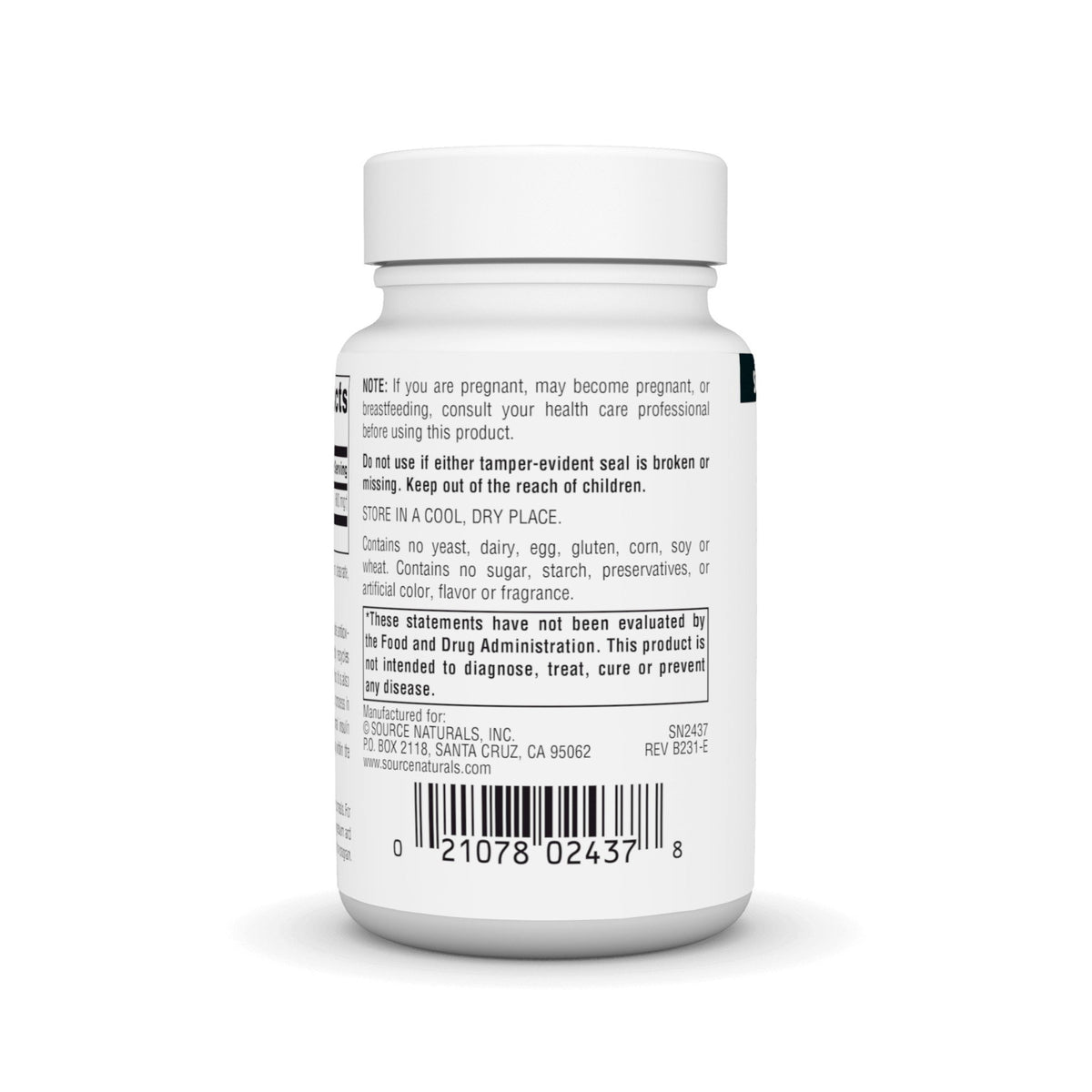 Source Naturals, Inc. Alpha Lipoic Acid 600 mg 30 Capsule