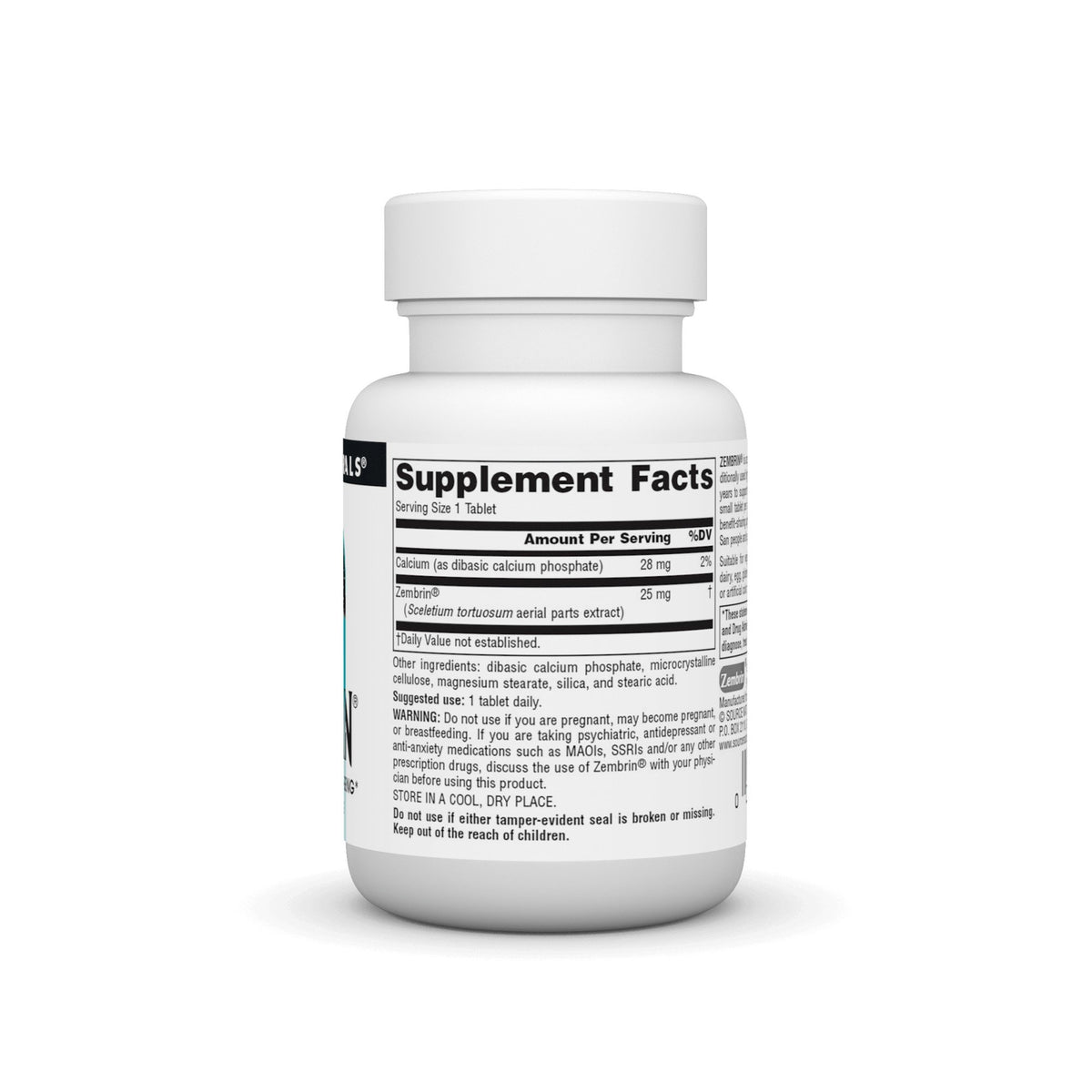 Source Naturals, Inc. Zembrin 25mg 30 Tablet