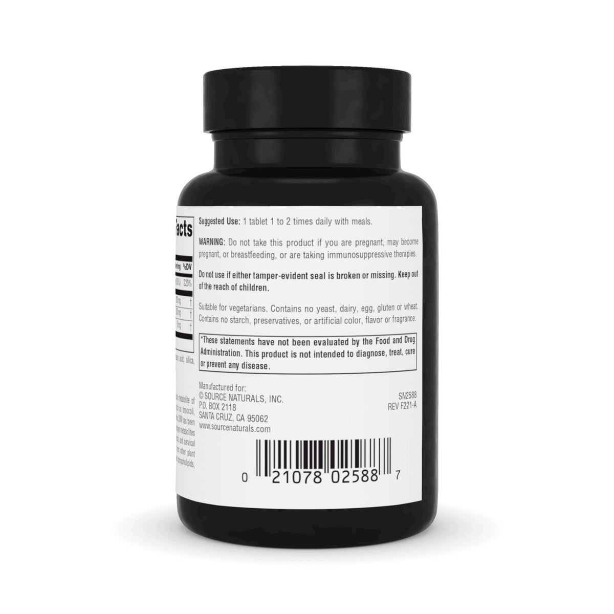 Source Naturals, Inc. Dim 200 mg 30 Tablet