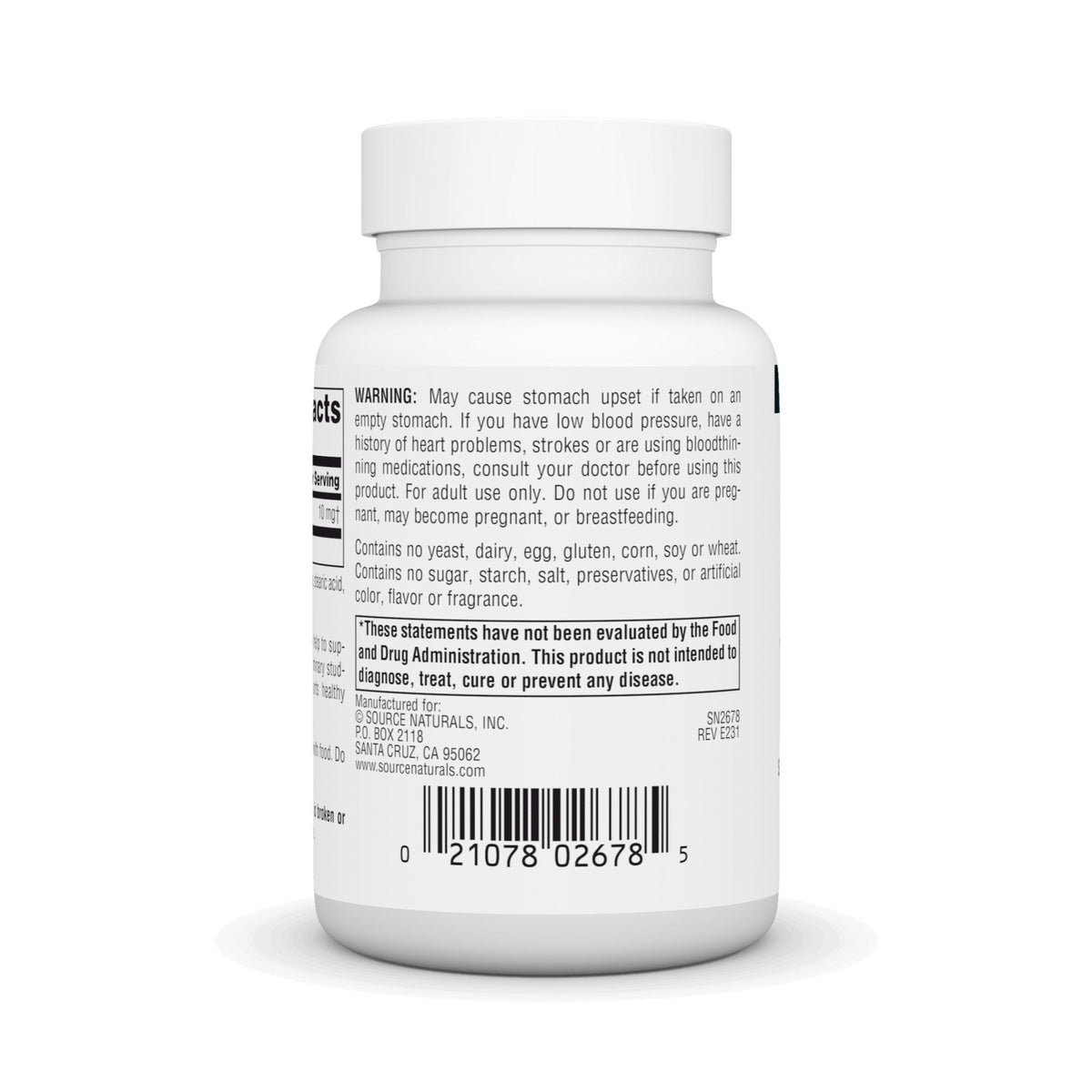 Source Naturals, Inc. Vinpocetine 10 mg 240 Tablet