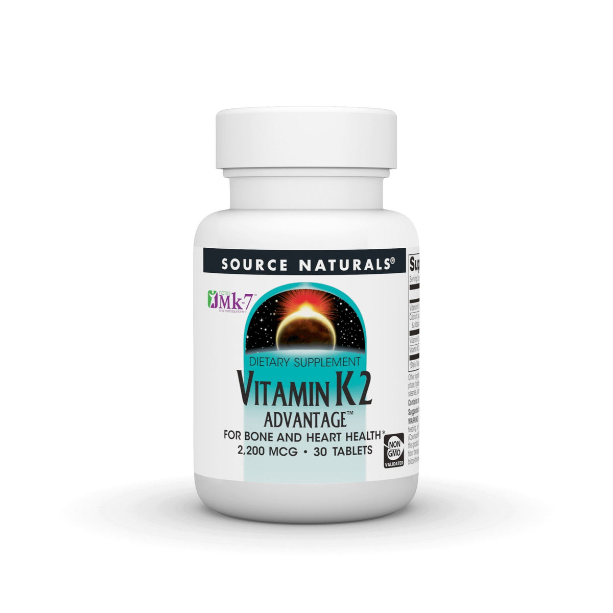 Source Naturals, Inc. Vitamin K2 Advantage 30 Tablet