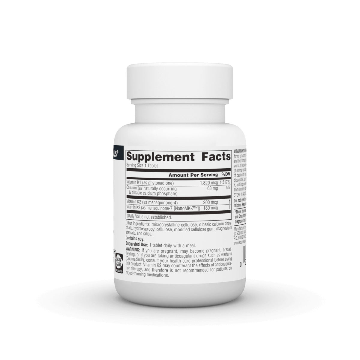 Source Naturals, Inc. Vitamin K2 Advantage 30 Tablet