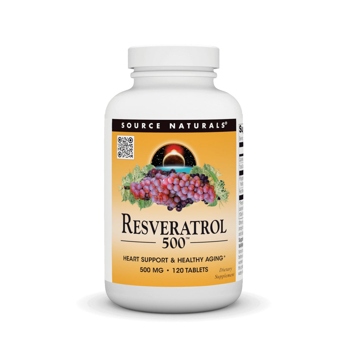 Source Naturals, Inc. Resveratrol 500 500 mg 120 Tablet