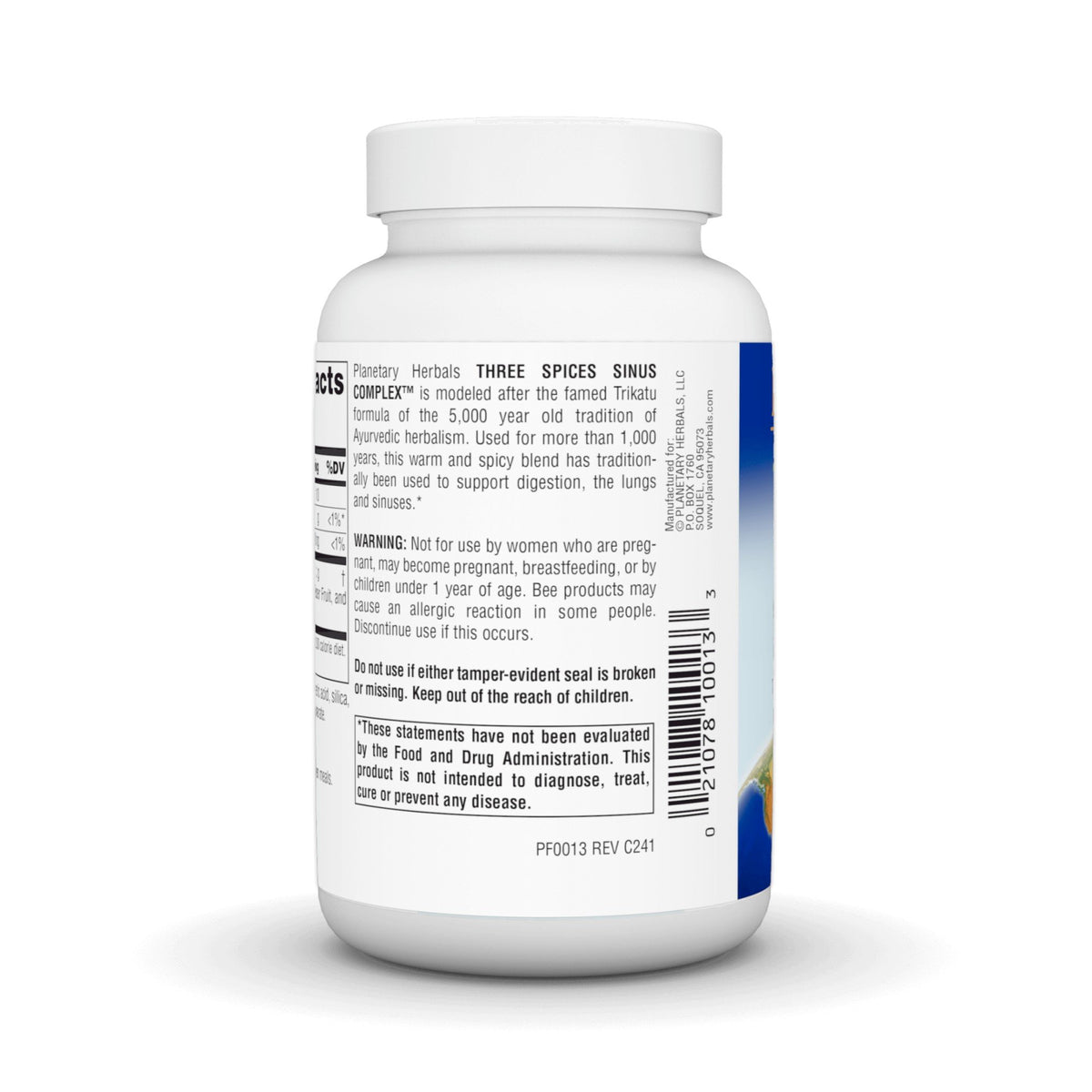 Planetary Herbals Three Spices Sinus Support 90 Tablet