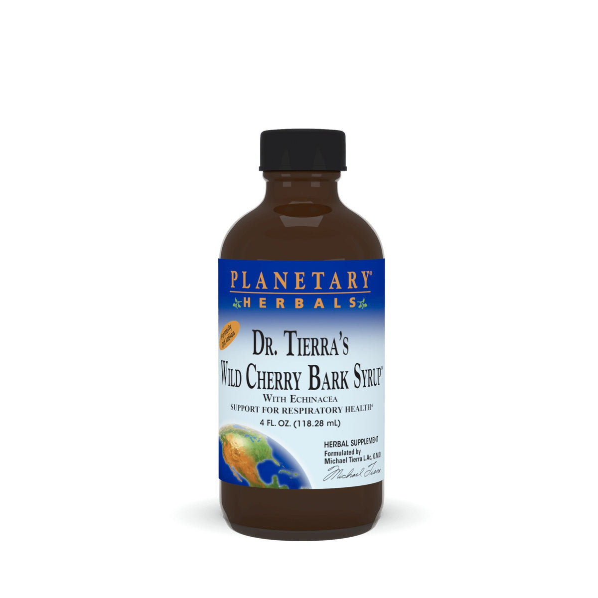 Planetary Herbals Dr Tierra's Wild Cherry Bark Syrup 4 oz Liquid