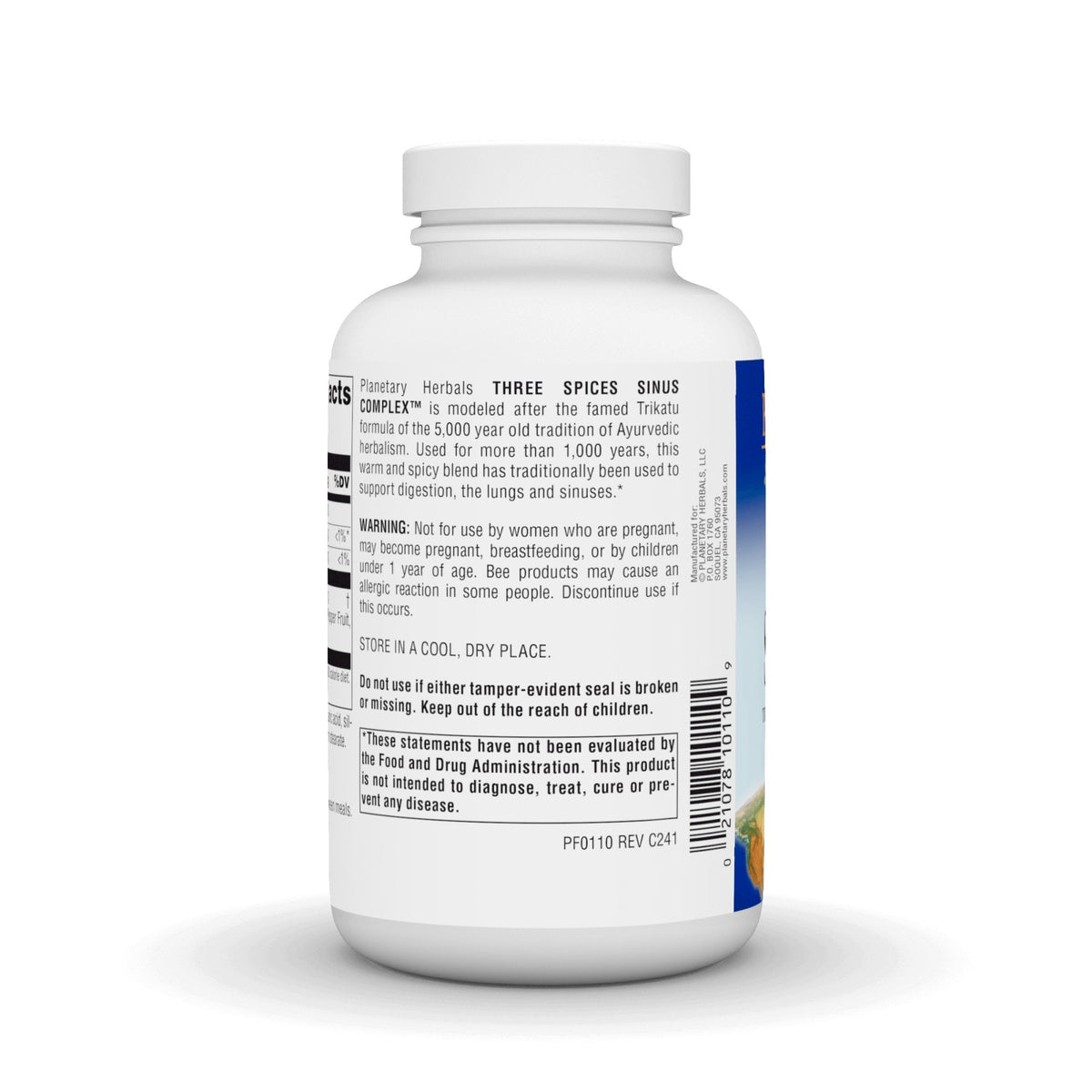 Planetary Herbals Three Spices Sinus Complex 180 Tablet