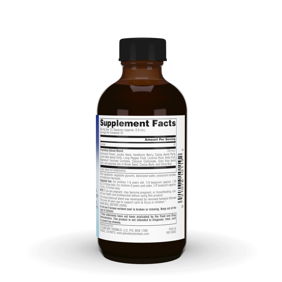 Planetary Herbals Calm Child Herbal Syrup 4 oz Liquid