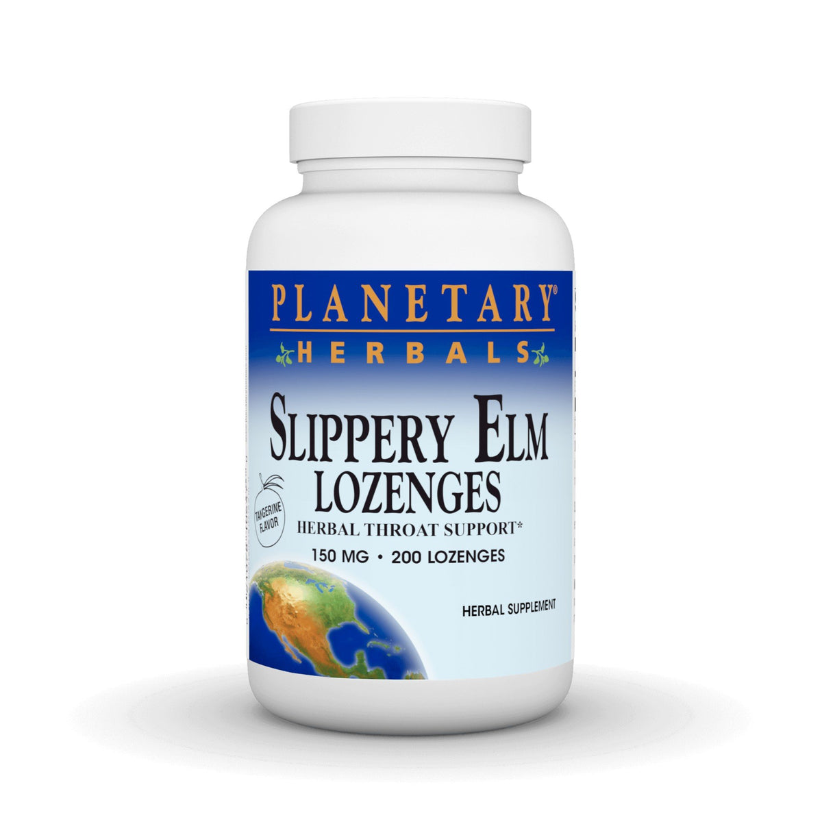 Planetary Herbals Slippery Elm Lozenges Tangerine 200 Lozenge