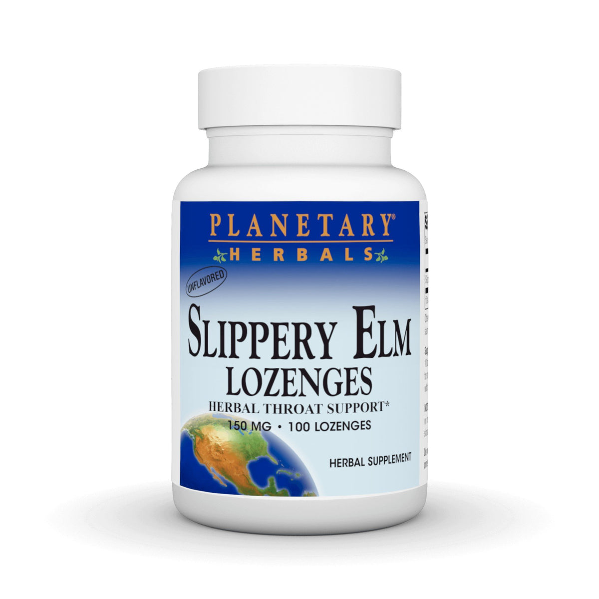 Planetary Herbals Slippery Elm Lozenges Unflavored 100 Lozenge