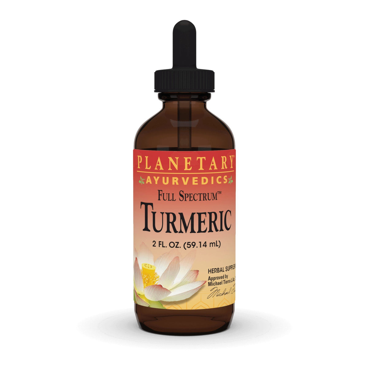 Planetary Herbals Turmeric Liquid Full Spectrum Ayurvedic 2 oz Liquid