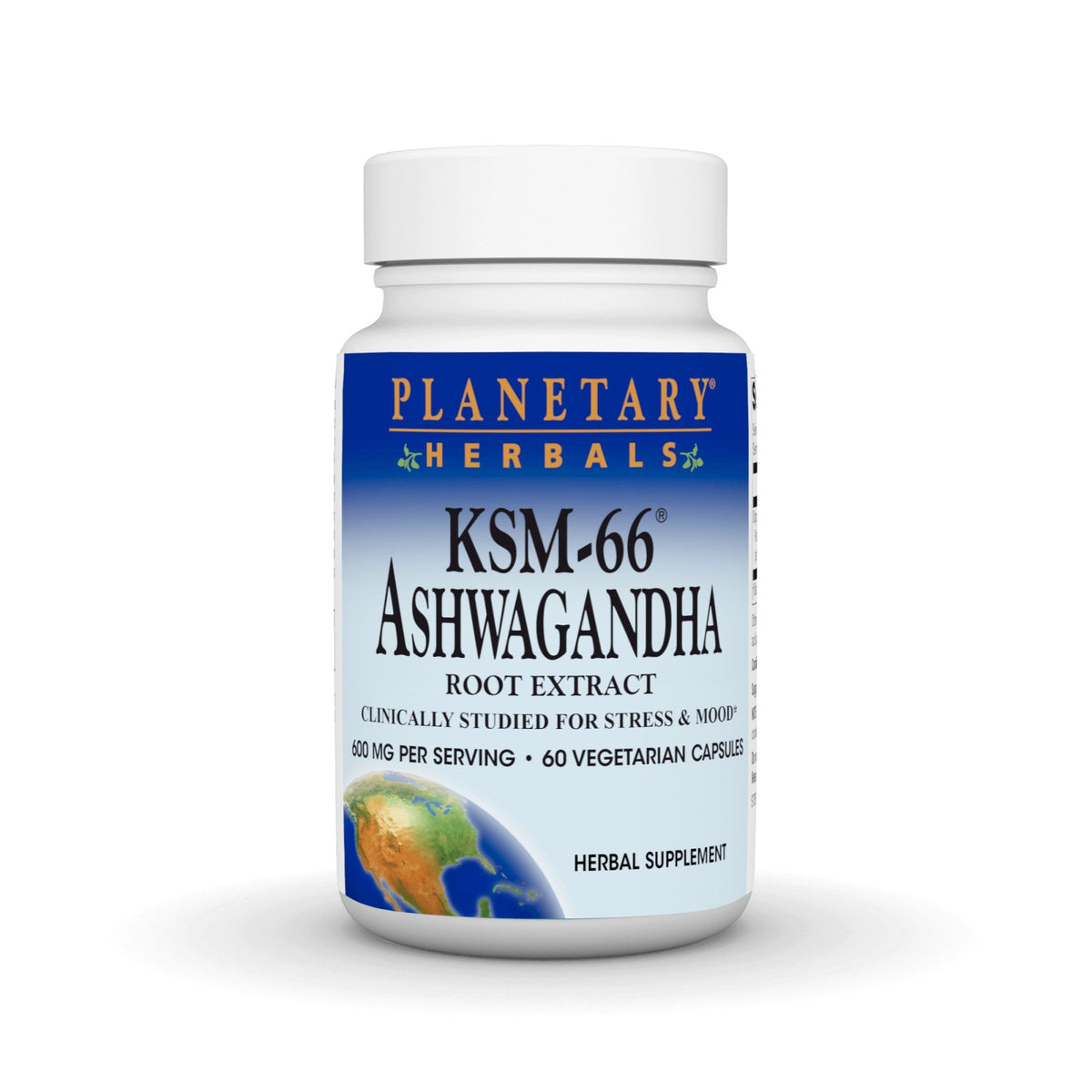 Planetary Herbals KSM-66 Ashwagandha 600 mg 60 VegCap