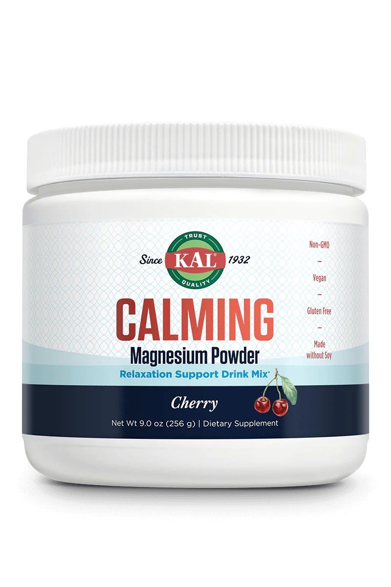 Kal Calming Magnesium Powder Cherry 9 oz Powder