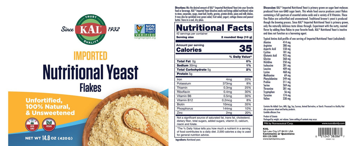 Kal Imported Yeast 14.8 oz Powder