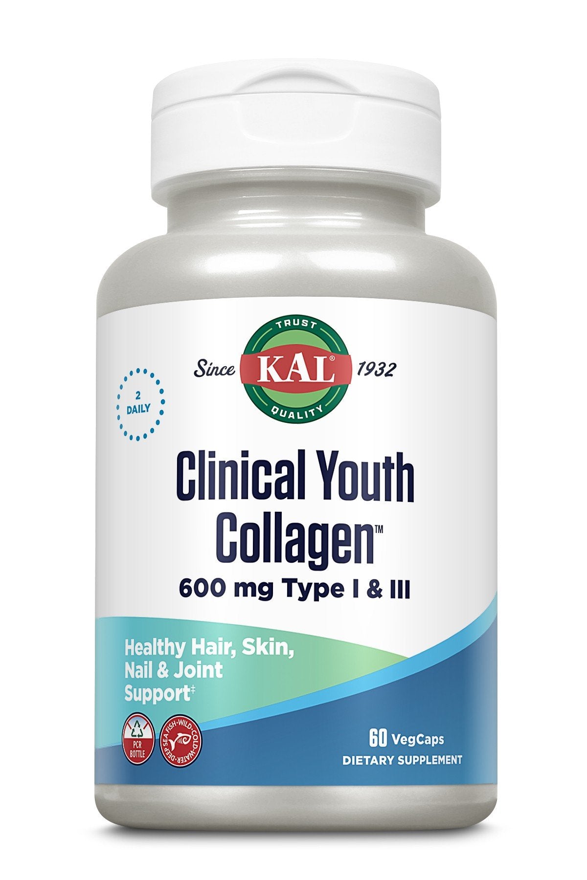 Kal Clinical Youth Collagen 60 VegCap