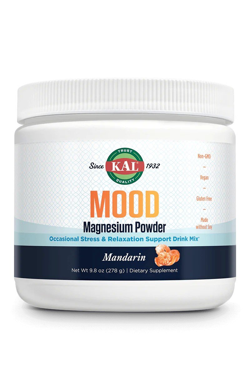 Kal Mood Magnesium Powder Mandarin 9.8 oz Powder