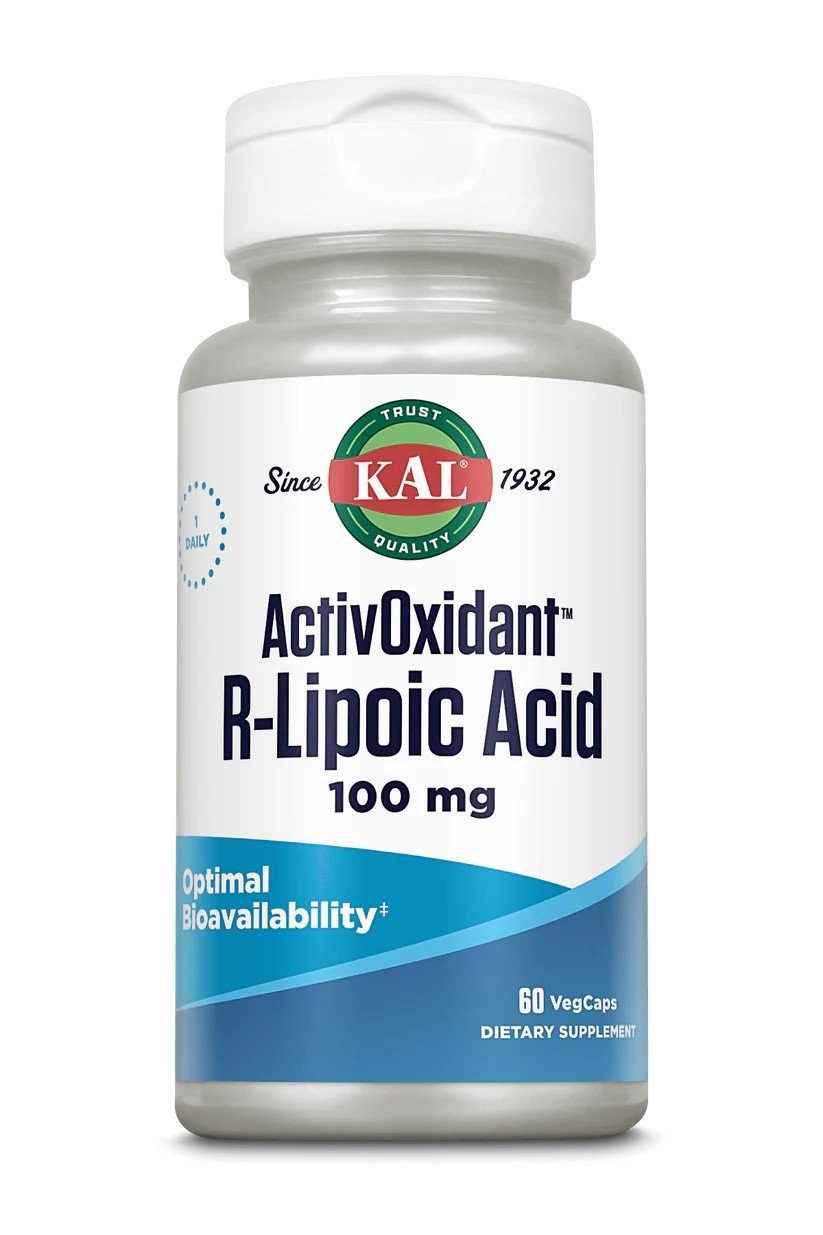 Kal R-Lipoic Acid ActivOxidant 100 mg 60 VegCap