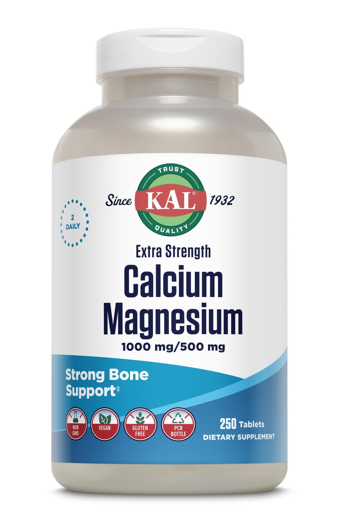 Kal Extra Strength Calcium + Magnesium 250 Tablet
