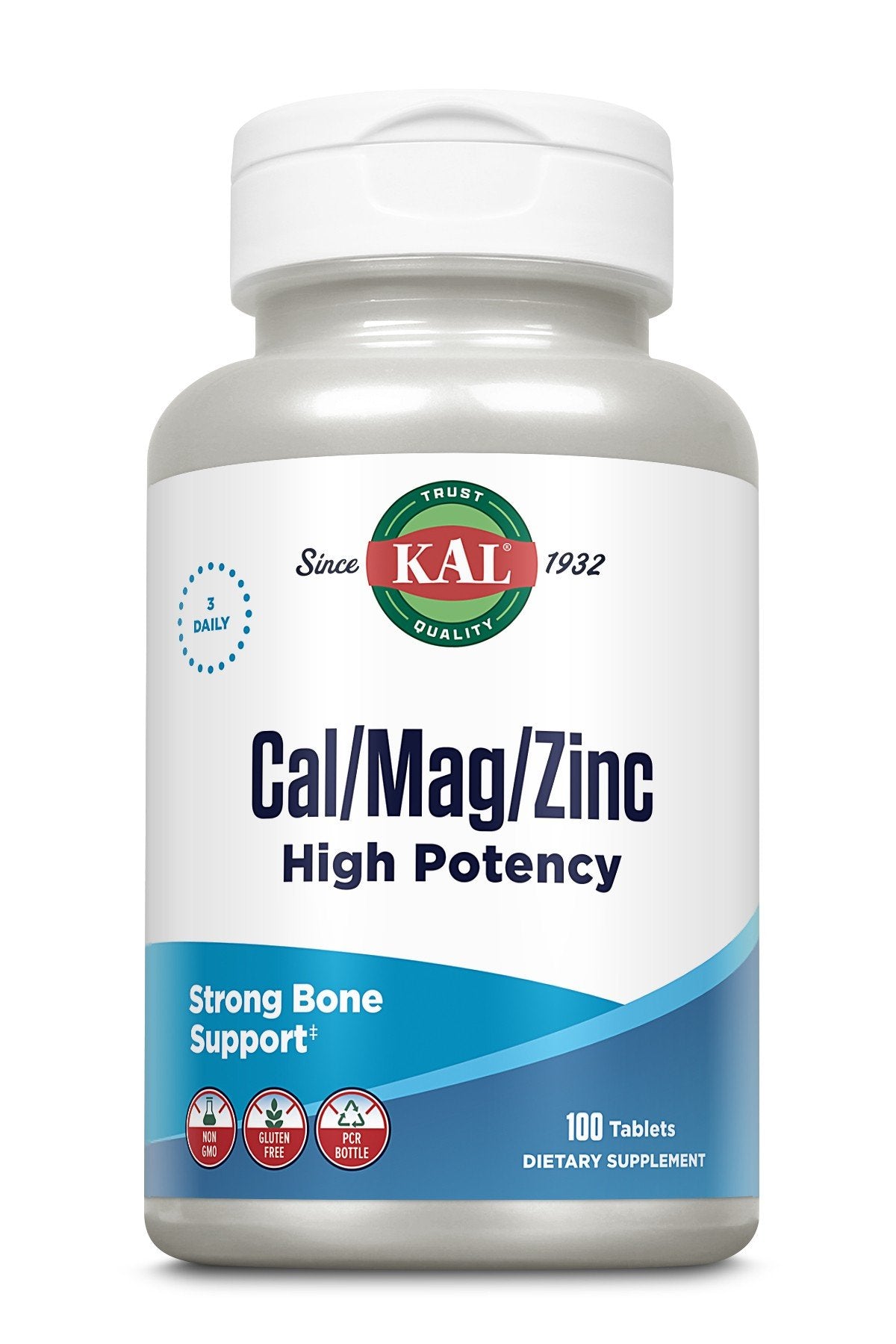 Kal Calcium/Magnesium/Zinc 100 Tablet