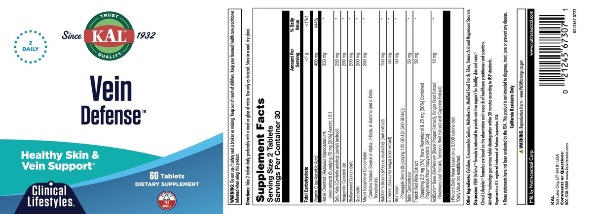 Kal Vein Defense 60 Tablet