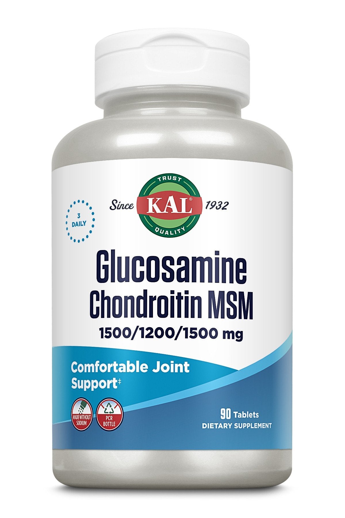 Kal Glucosamine Chondriotin MSM 90 Tablet