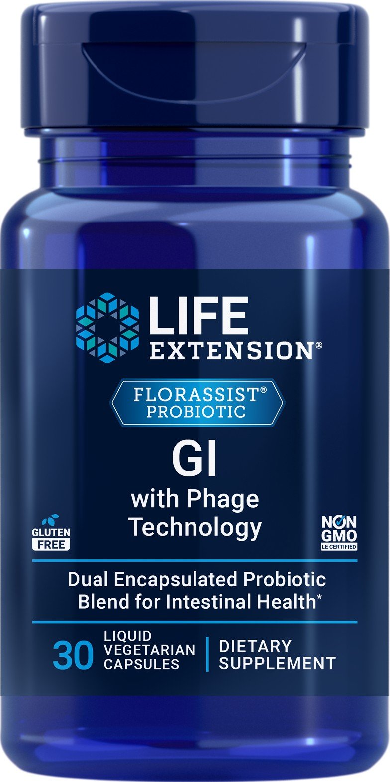 Life Extension Florassist GI with Phage Techology 30 VegCap