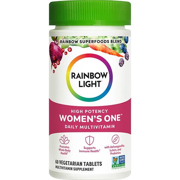 Rainbow Light High Potency Women's One 50+ Daily Multivitamin 60 Vegetarian Tablets