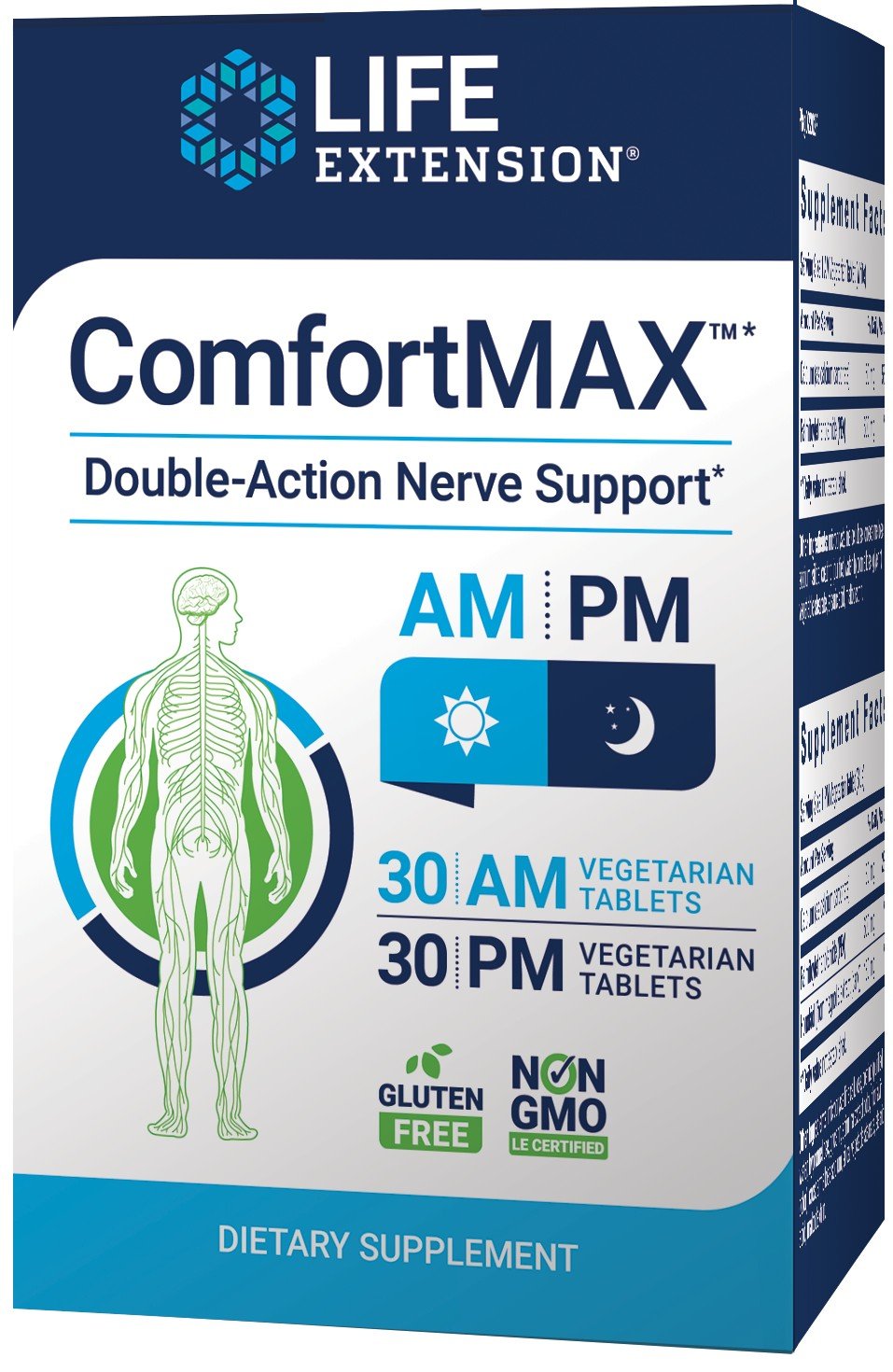 Life Extension ComfortMax 30 AM & 30 PM Tablet