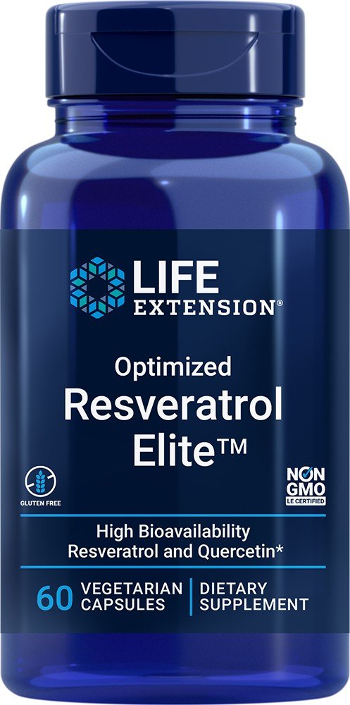 Life Extension Optimized Resveratrol Elite 60 Vegetarian Capsule