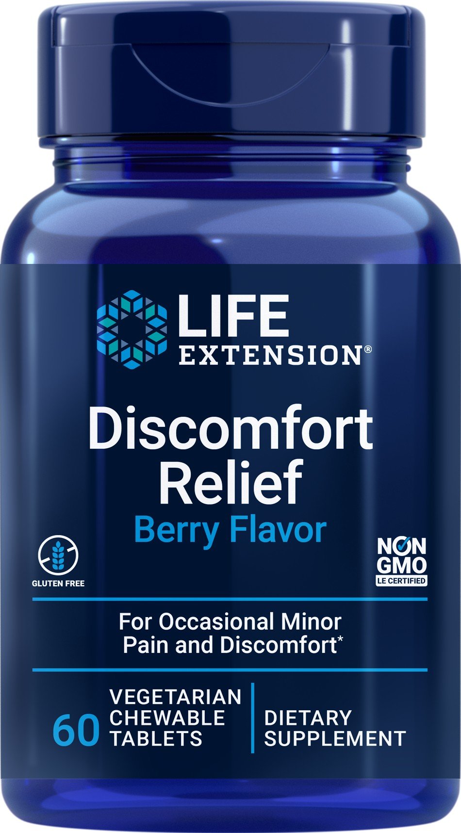 Life Extension PEA Discomfort Relief 60 Chewable Tablet