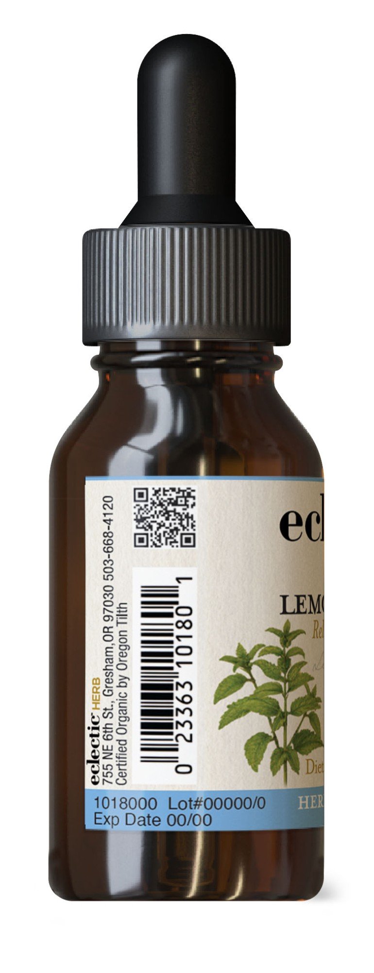 Eclectic Herb Lemon Balm Extract 1 oz Liquid