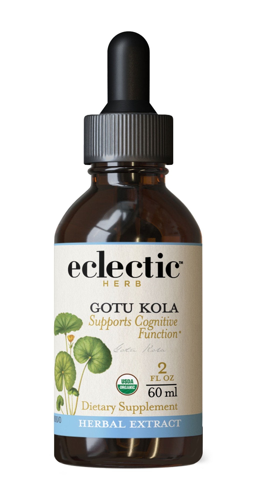 Eclectic Herb Goto Kola Extract 2 oz Liquid