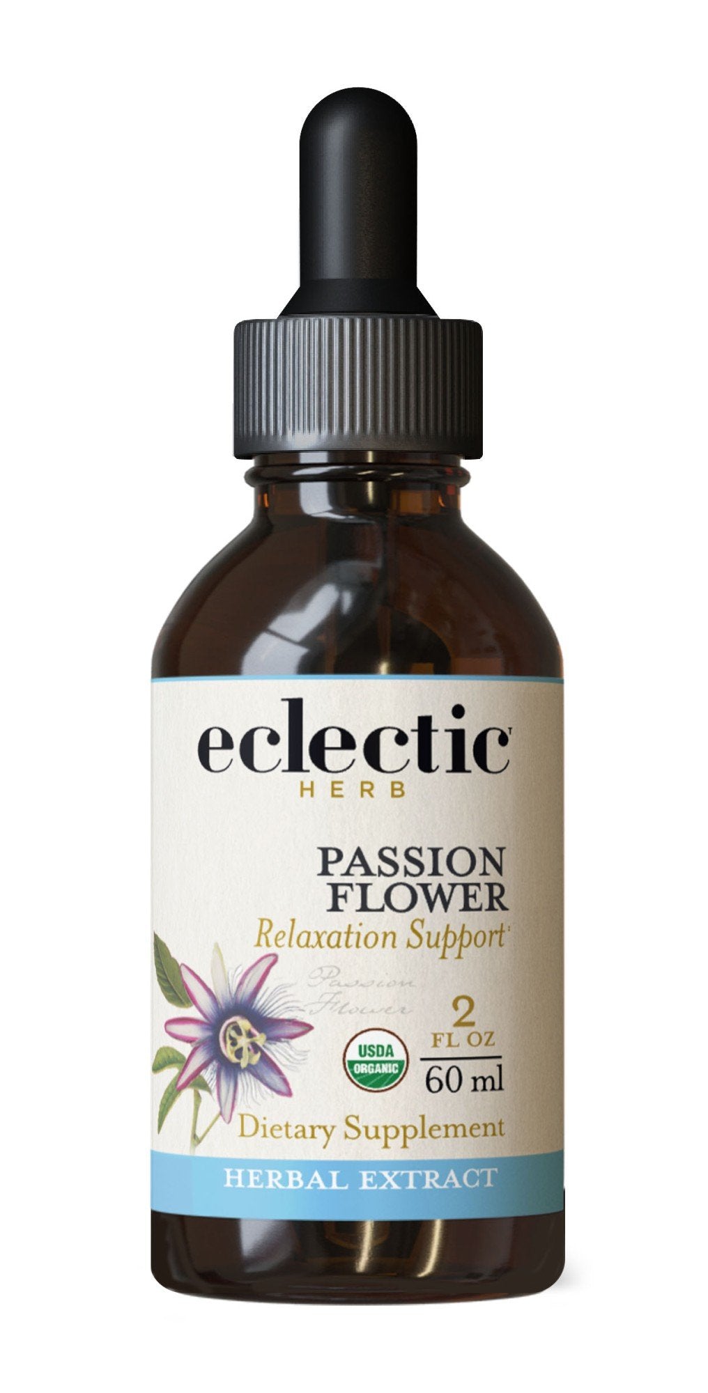 Eclectic Herb Passion Flower Extract 2 oz Liquid