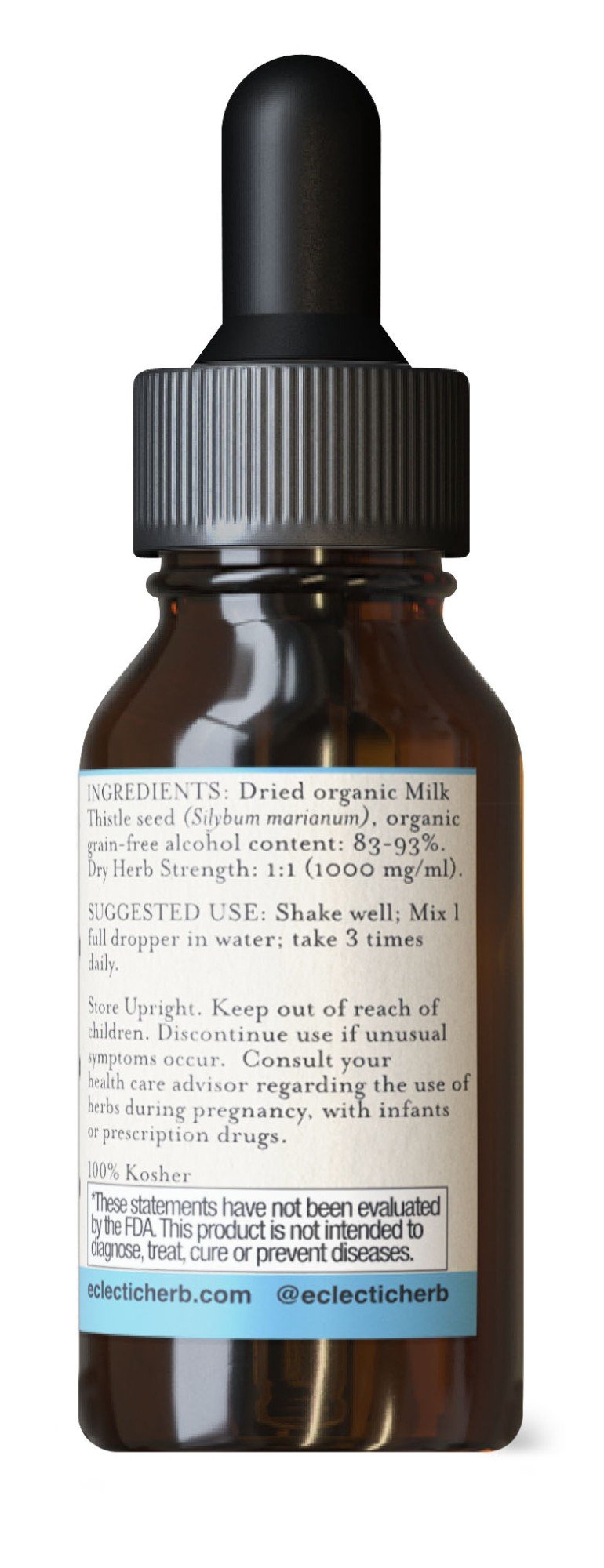 Eclectic Herb Milk Thistle Extract 1 oz Liquid