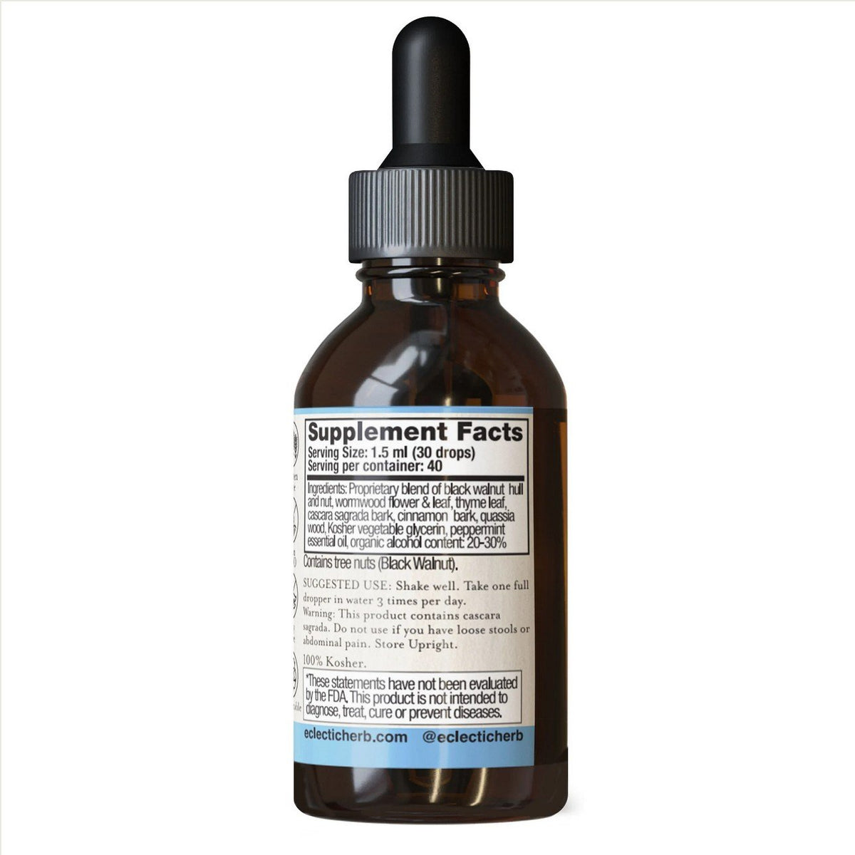 Eclectic Herb Para-Fight (formerly Black Walnut - Wormwood) Extract 1 oz Liquid