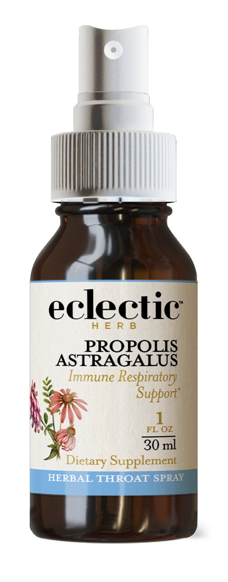 Eclectic Herb Propolis Astragalus Throat Spray 1 oz Liquid