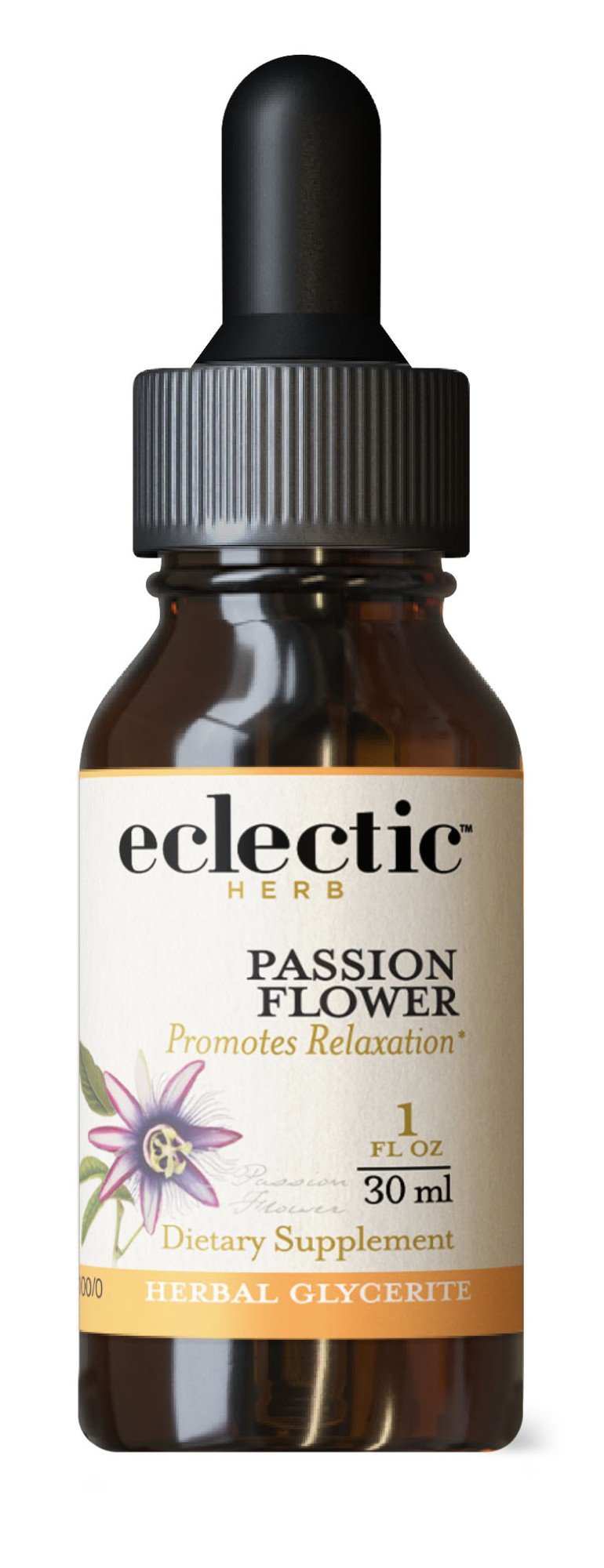 Eclectic Herb Passion Flower No Alcohol Glycerite 1 oz Liquid