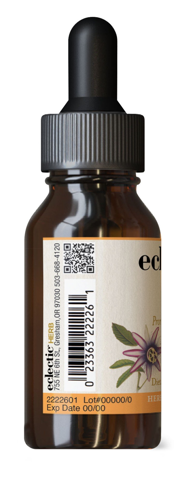 Eclectic Herb Passion Flower No Alcohol Glycerite 1 oz Liquid