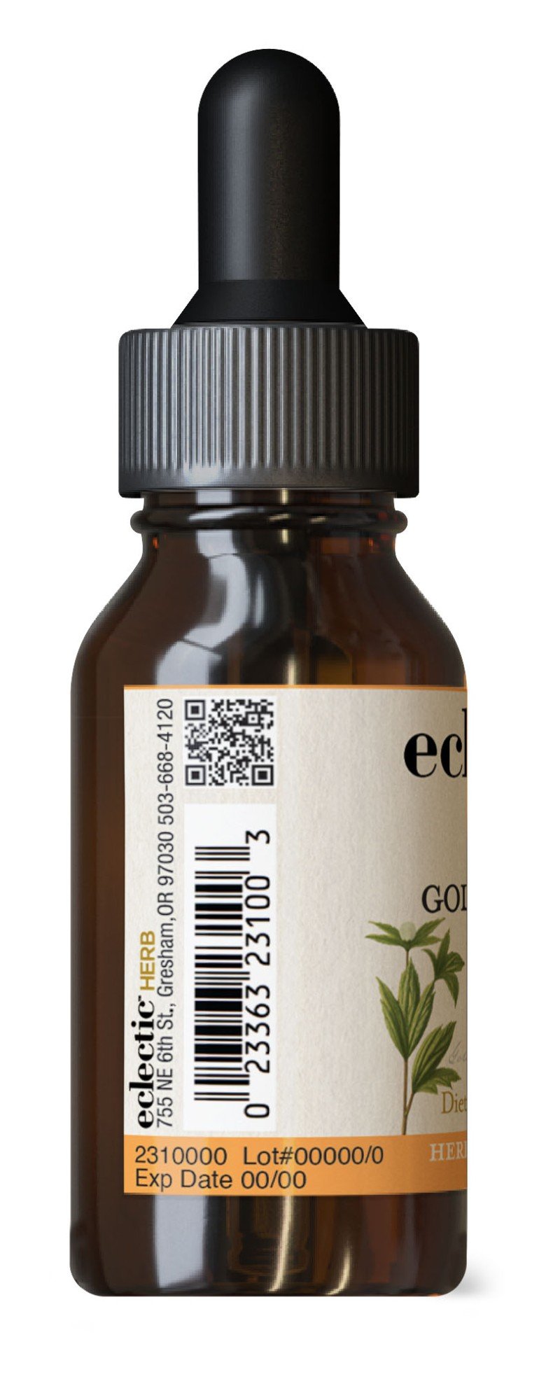 Eclectic Herb Goldenseal No Alcohol Glycerite 1 oz Liquid