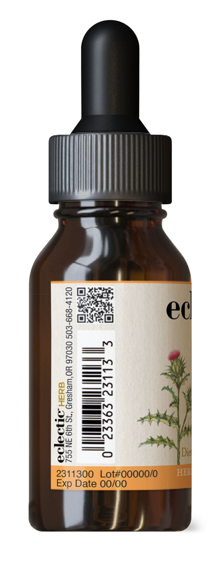 Eclectic Herb Milk Thistle No Alcohol Glycerite 1 oz Liquid