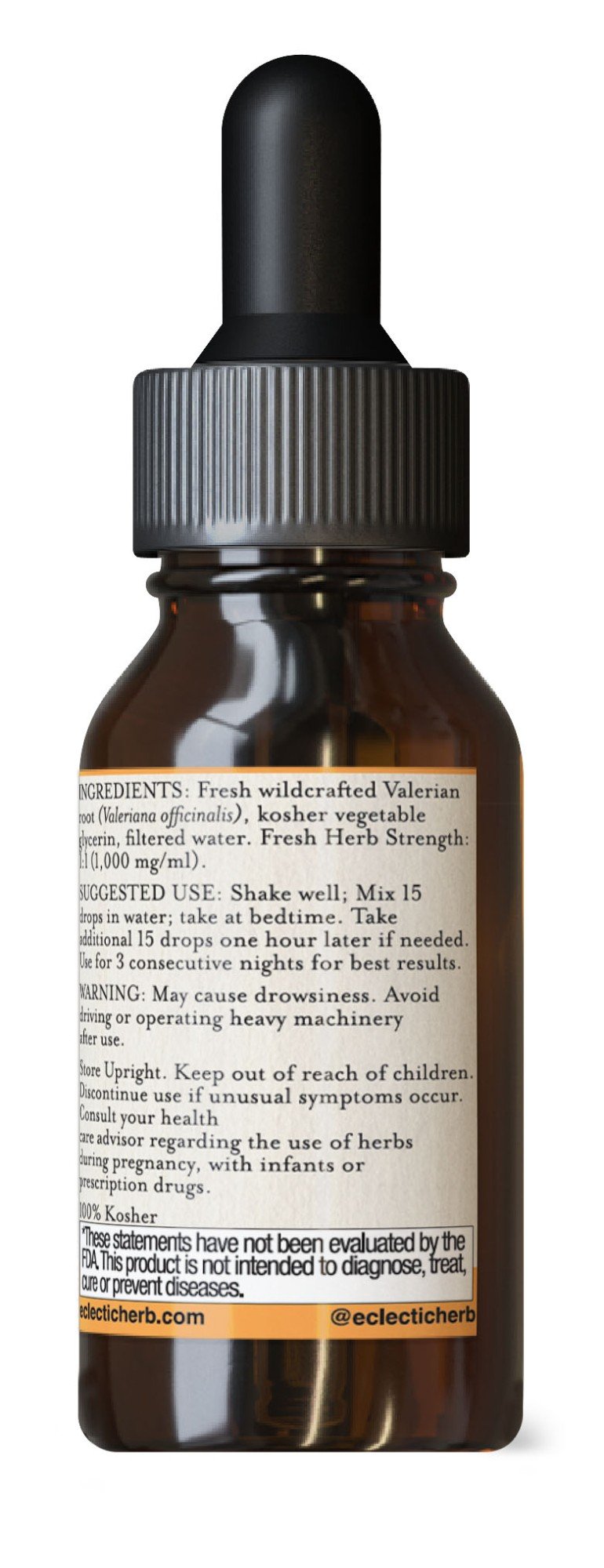 Eclectic Herb Valerian (Sitchensis) No Alcohol Glycerite 1 oz Liquid