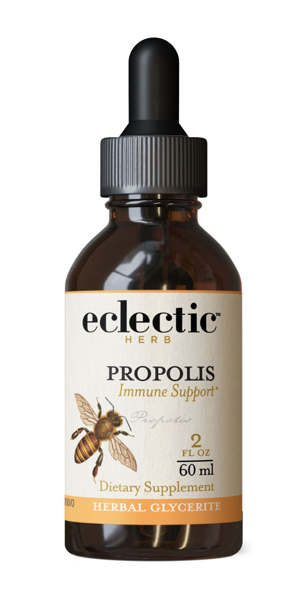 Eclectic Herb Propolis No Alcohol Glycerite 2 oz Liquid