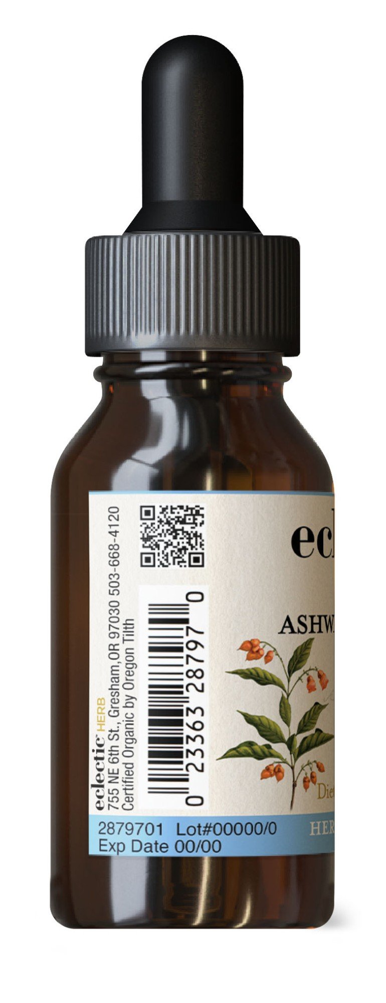 Eclectic Herb Ashwaghanda Extract 1 oz Liquid