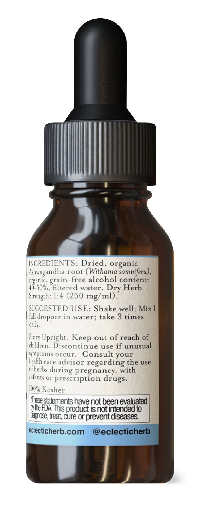 Eclectic Herb Ashwaghanda Extract 1 oz Liquid