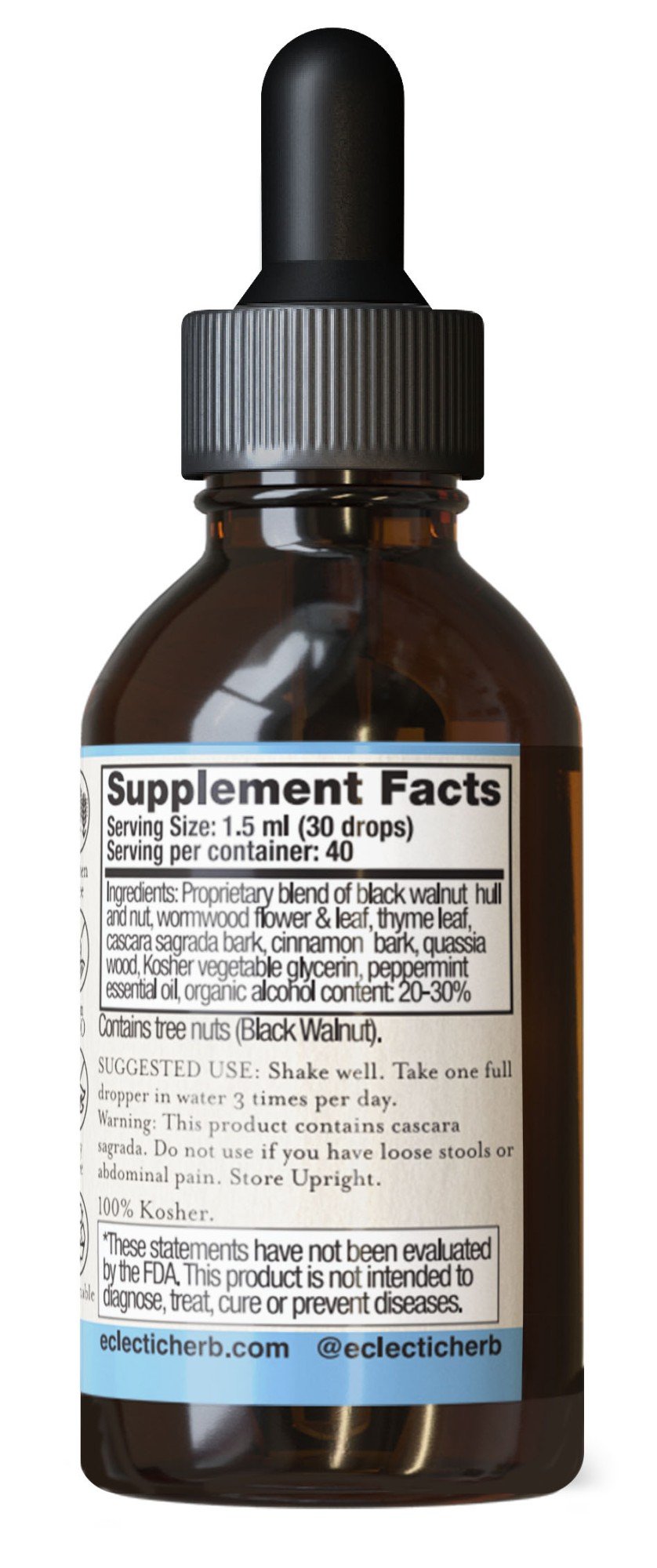 Eclectic Herb Para-Fight (formerly Black Walnut - Wormwood) Extract 2 oz Liquid