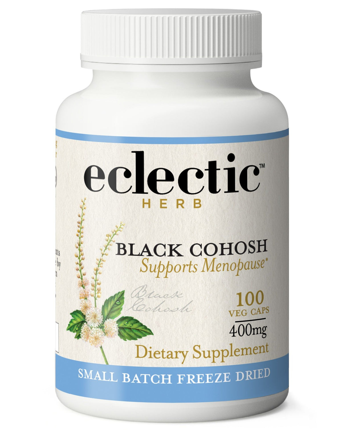 Eclectic Herb Black Cohosh Freeze Dried 370mg 100 VegCap